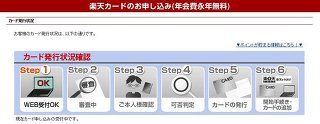 楽天カードSTEP1